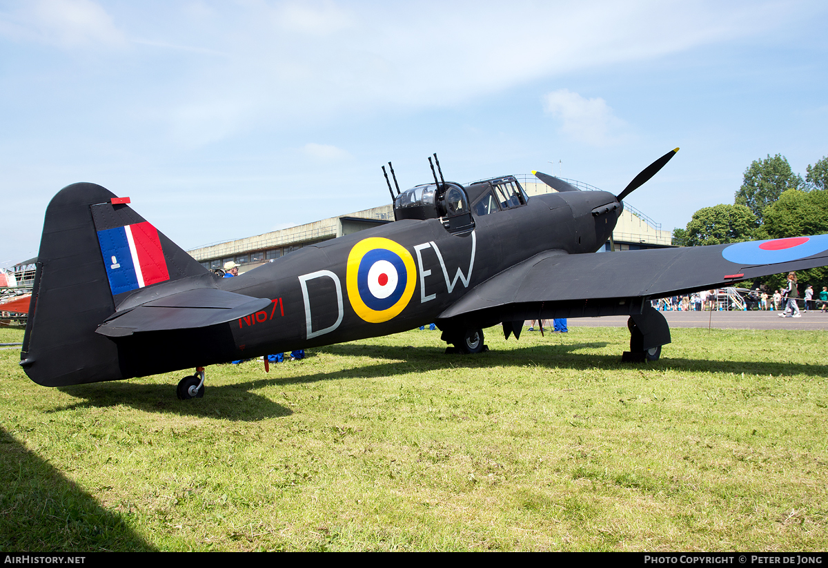 Aircraft Photo of N1671 | Boulton Paul P-82 Defiant I | UK - Air Force | AirHistory.net #66852