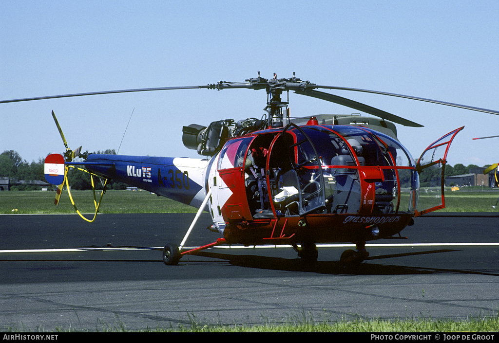 Aircraft Photo of A-350 | Sud SE-3160 Alouette III | Netherlands - Air Force | AirHistory.net #66863
