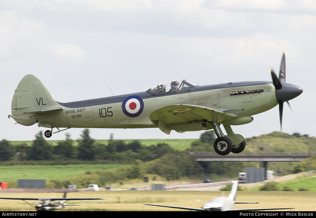 Aircraft Photo of G-KASX / SX336 | Supermarine 395 Seafire F17 | UK - Navy | AirHistory.net #66864