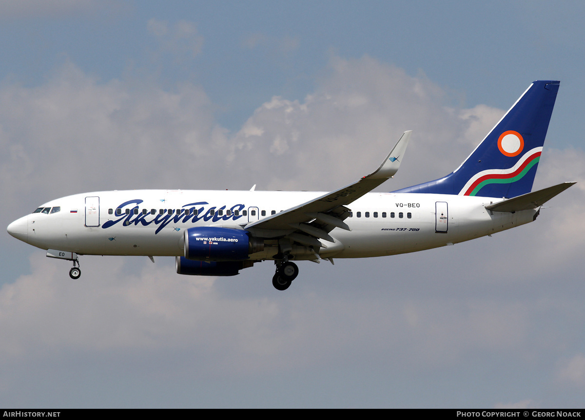 Aircraft Photo of VQ-BEO | Boeing 737-76Q | Yakutia Airlines | AirHistory.net #66886