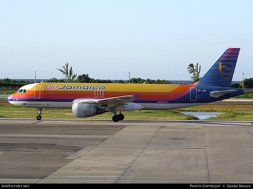 Aircraft Photo of 6Y-JAG | Airbus A320-214 | Air Jamaica | AirHistory.net #66908