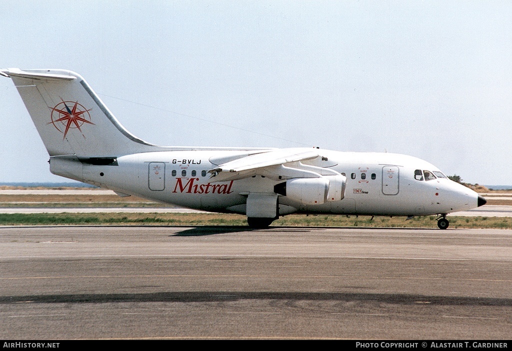 Aircraft Photo of G-BVLJ | British Aerospace BAe-146-100 | Mistral Air | AirHistory.net #66942