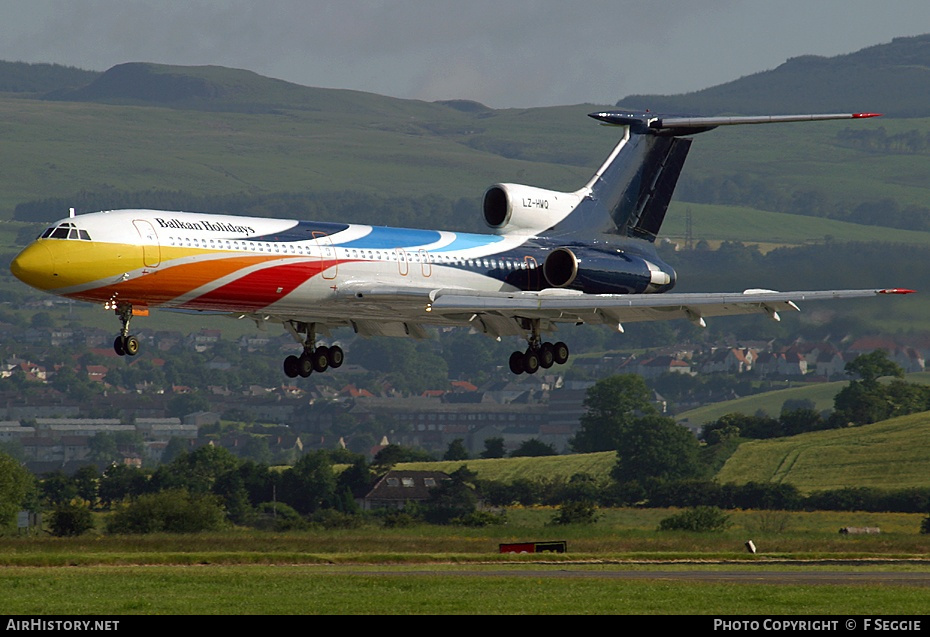 Aircraft Photo of LZ-HMQ | Tupolev Tu-154M | Balkan Holidays Air - BH Air | AirHistory.net #66950