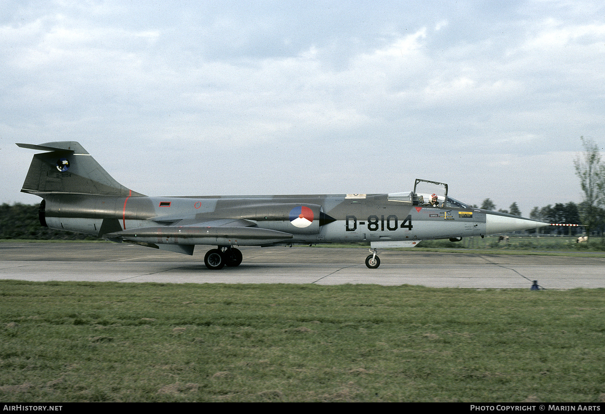 Aircraft Photo of D-8104 | Lockheed F-104G Starfighter | Netherlands - Air Force | AirHistory.net #66960