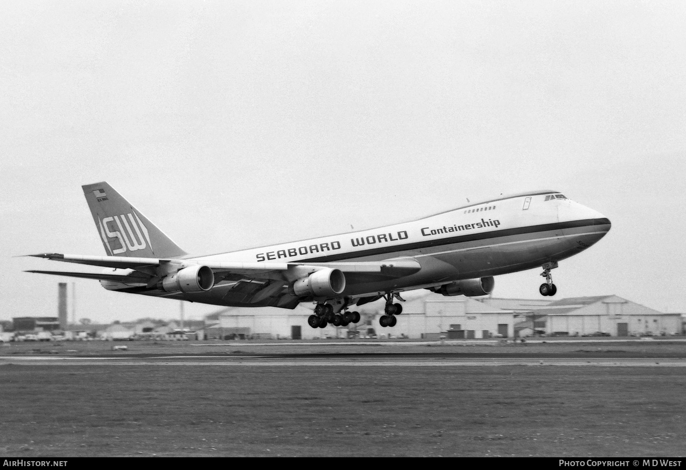 Aircraft Photo of N701SW | Boeing 747-245F/SCD | Seaboard World Airlines | AirHistory.net #66963