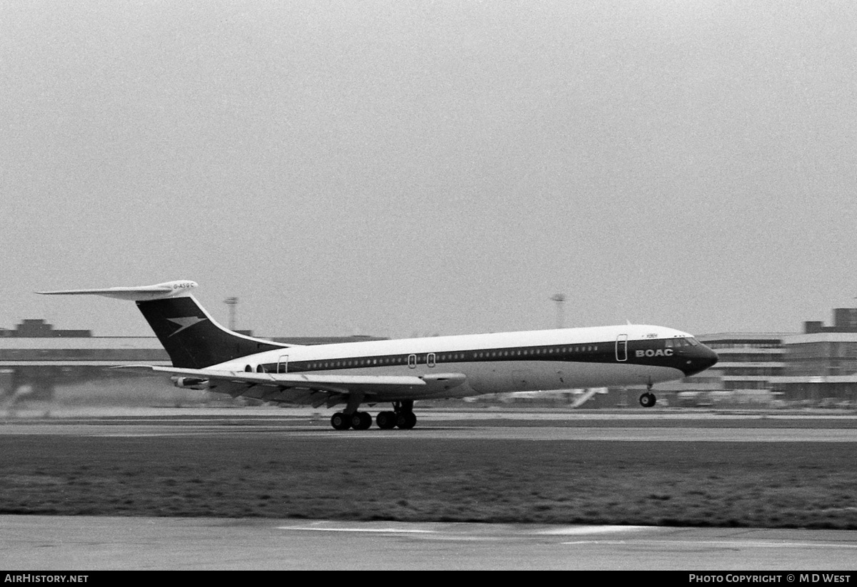 Aircraft Photo of G-ASGC | Vickers Super VC10 Srs1151 | BOAC - British Overseas Airways Corporation | AirHistory.net #66975