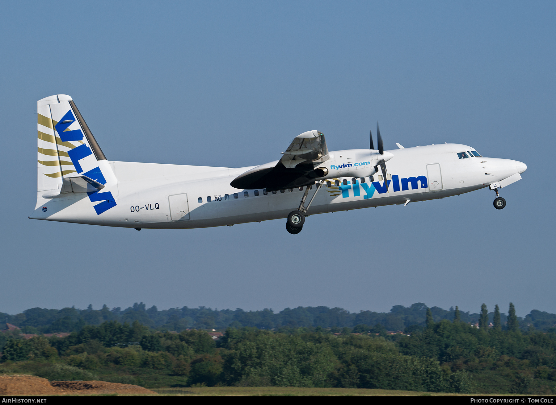 Aircraft Photo of OO-VLQ | Fokker 50 | VLM Airlines | AirHistory.net #66985