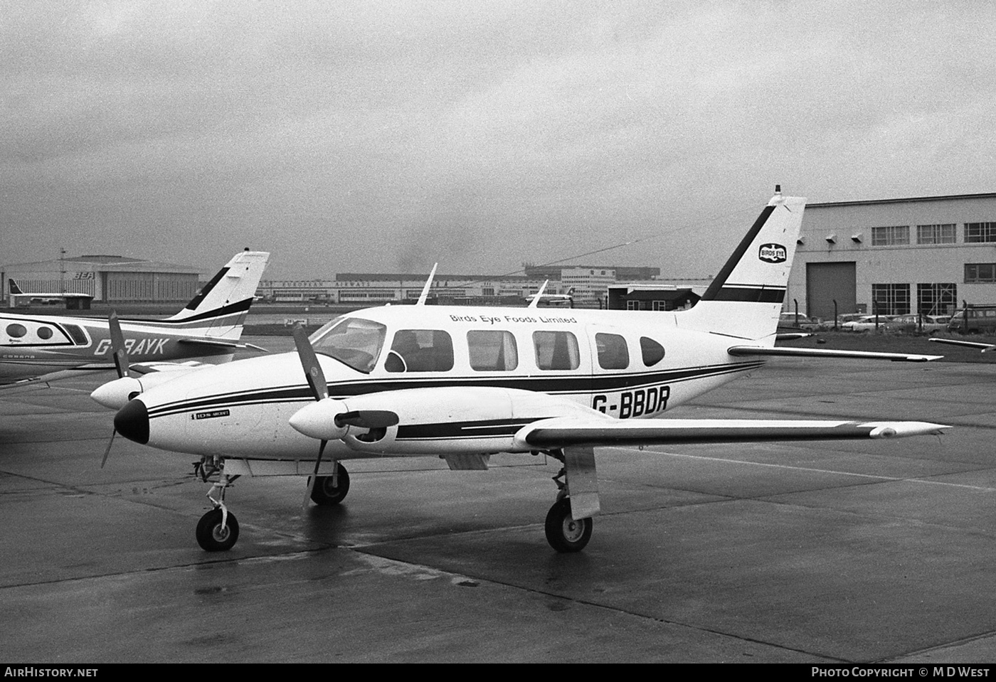 Aircraft Photo of G-BBDR | Piper PA-31-310 Navajo | Birds Eye Foods | AirHistory.net #67012