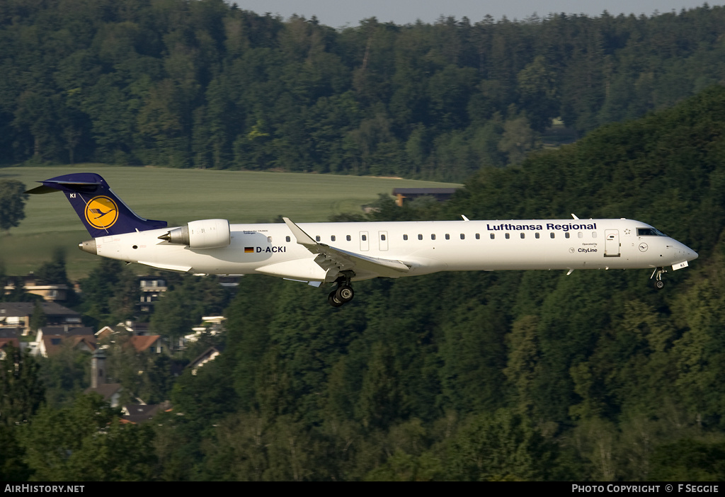 Aircraft Photo of D-ACKI | Bombardier CRJ-900LR (CL-600-2D24) | Lufthansa Regional | AirHistory.net #67017