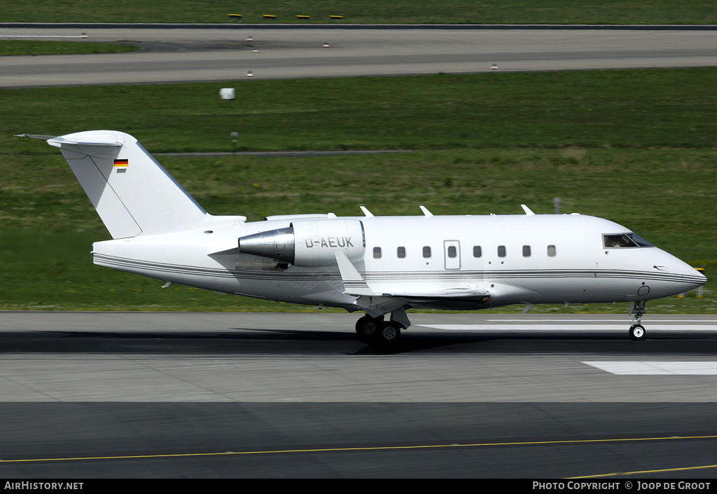 Aircraft Photo of D-AEUK | Bombardier Challenger 604 (CL-600-2B16) | AirHistory.net #67046