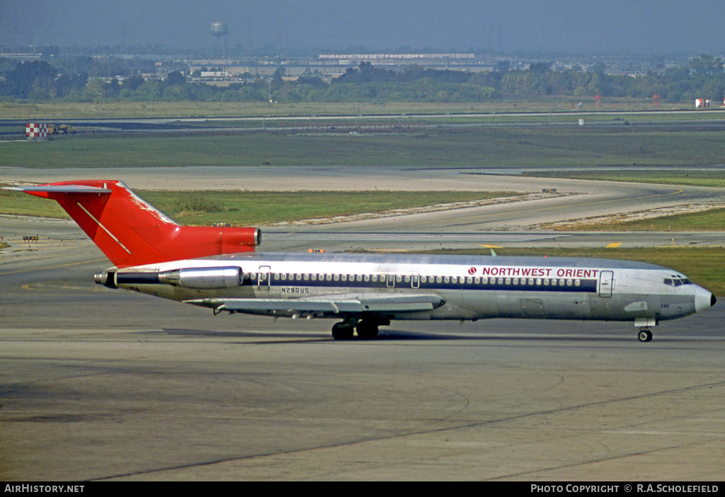 Aircraft Photo of N280US | Boeing 727-251 | Northwest Orient Airlines | AirHistory.net #67058