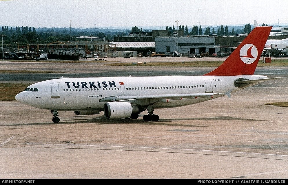 Aircraft Photo of TC-JDA | Airbus A310-304 | Turkish Airlines | AirHistory.net #67079