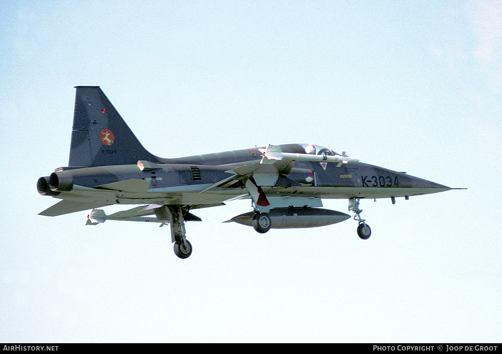 Aircraft Photo of K-3034 | Canadair NF-5A | Netherlands - Air Force | AirHistory.net #67080