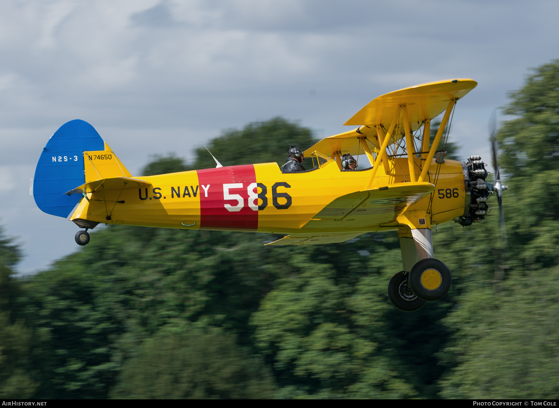 Aircraft Photo of N74650 / 586 | Boeing N2S-3 Kaydet (B75N1) | USA - Navy | AirHistory.net #67117