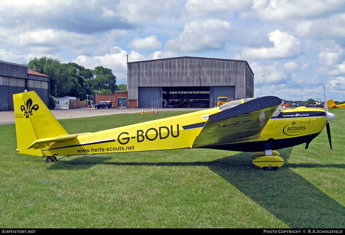 Aircraft Photo of G-BODU | Scheibe SF-25C Falke 2000 | Cambridge Gliding Centre | AirHistory.net #67125