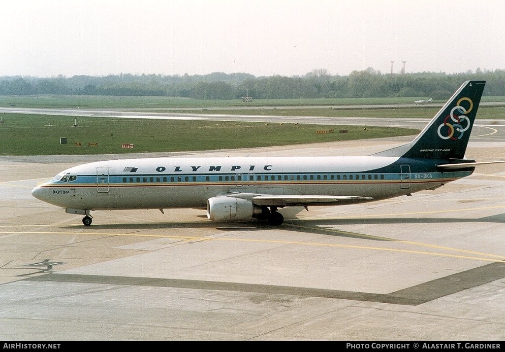 Aircraft Photo of SX-BKA | Boeing 737-484 | Olympic | AirHistory.net #67126