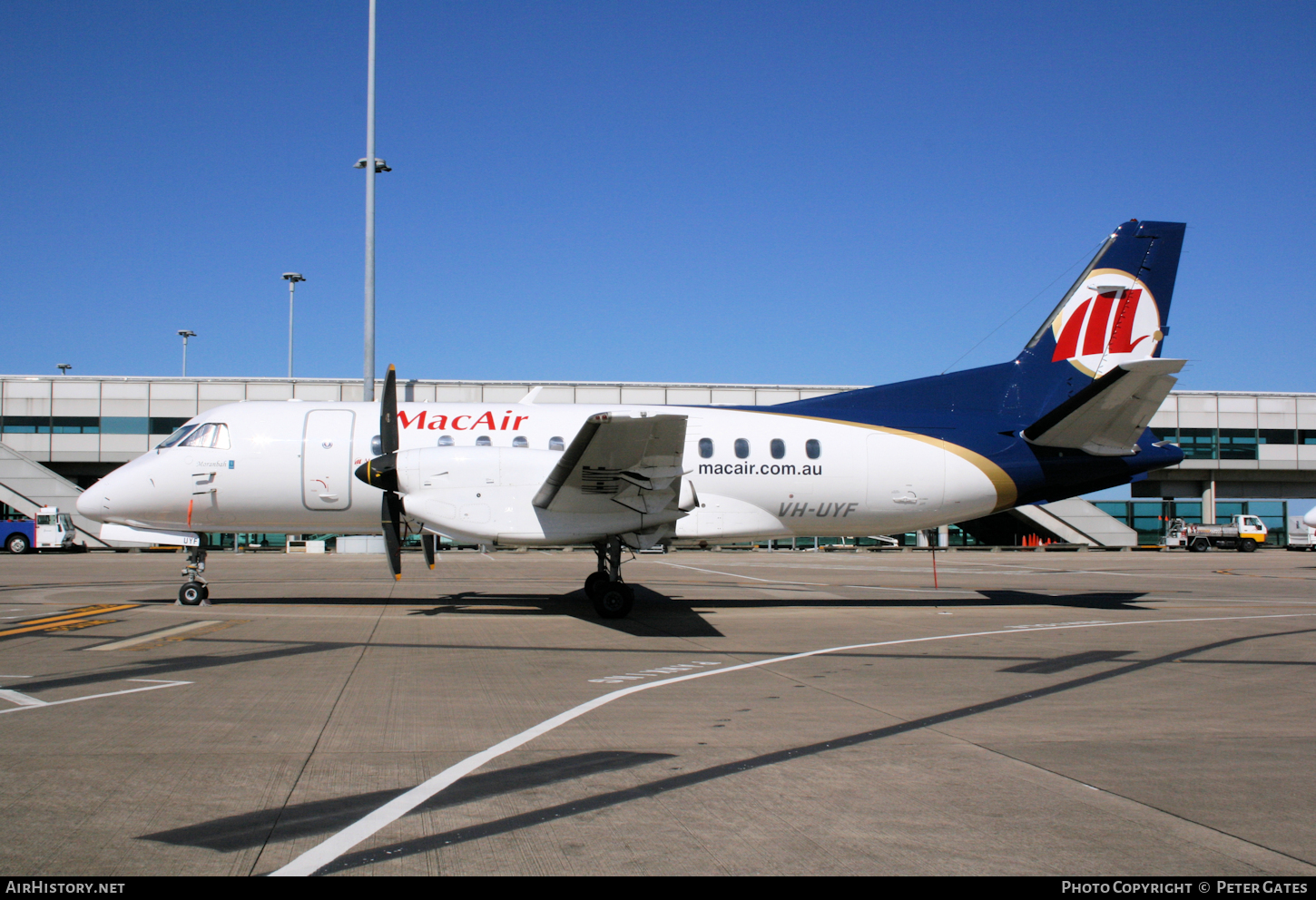 Aircraft Photo of VH-UYF | Saab 340B | MacAir Airlines | AirHistory.net #67136