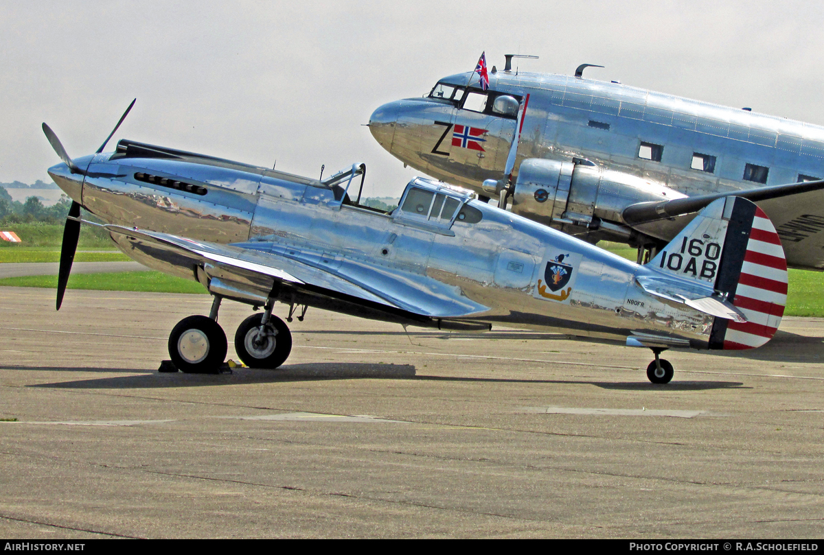 Aircraft Photo of N80FR / 160 | Curtiss P-40C Warhawk IIB | USA - Air Force | AirHistory.net #67151