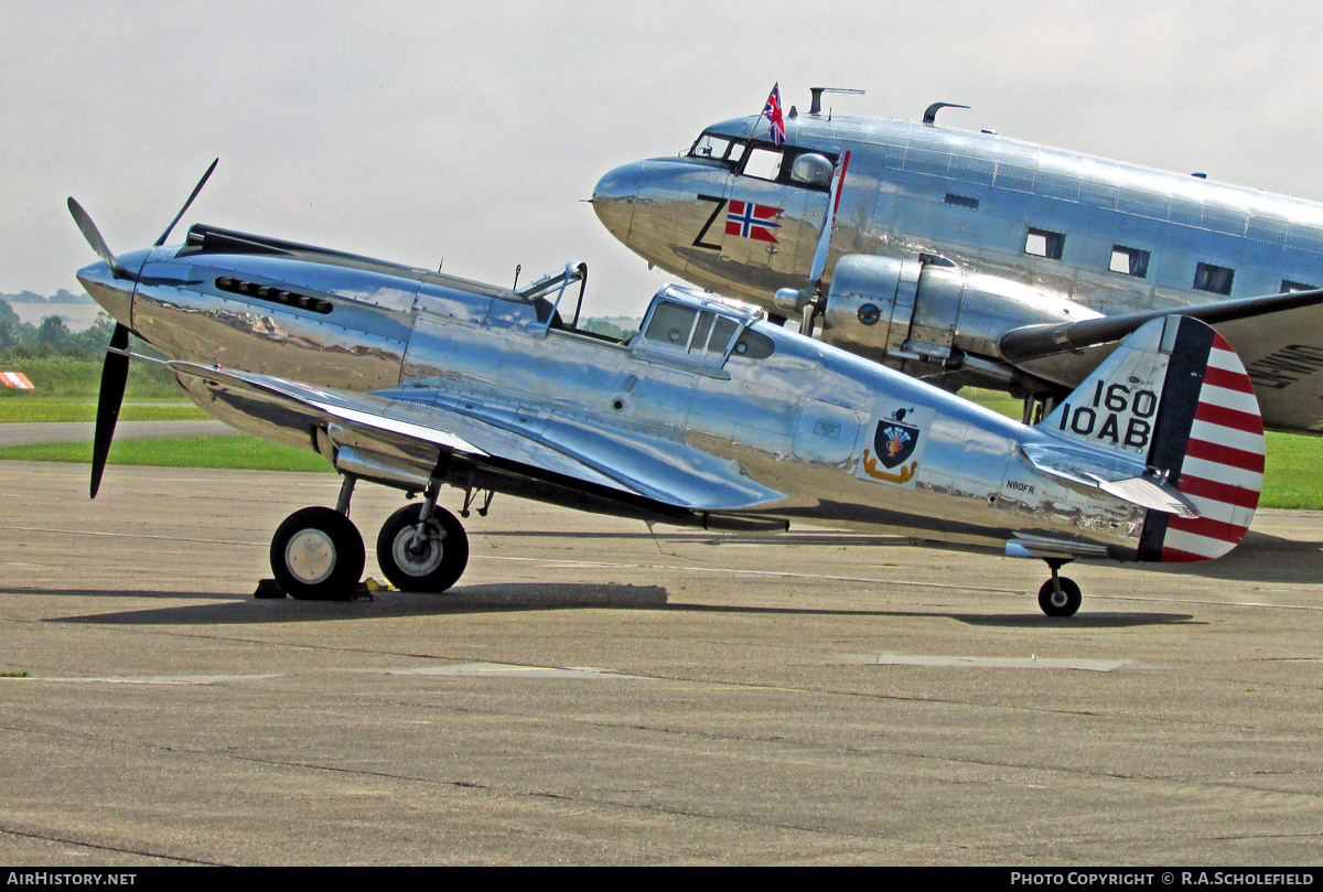 Aircraft Photo of N80FR / 160 | Curtiss P-40C Warhawk IIB | USA - Air Force | AirHistory.net #67151