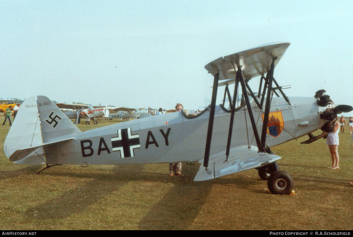 Aircraft Photo of G-BAAY / 1003 | Valtion Lentokonetehdas Viima II | Germany - Air Force | AirHistory.net #67164