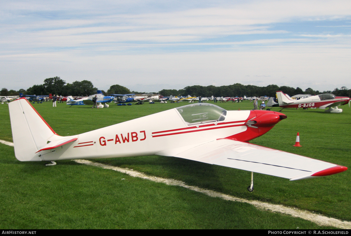 Aircraft Photo of G-AWBJ | Sportavia-Pützer Fournier RF-4D | AirHistory.net #67178