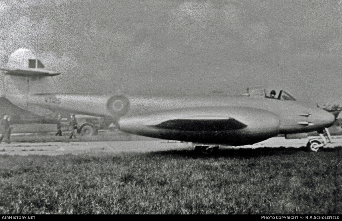 Aircraft Photo of VT125 | Gloster Meteor F4 | UK - Air Force | AirHistory.net #67184