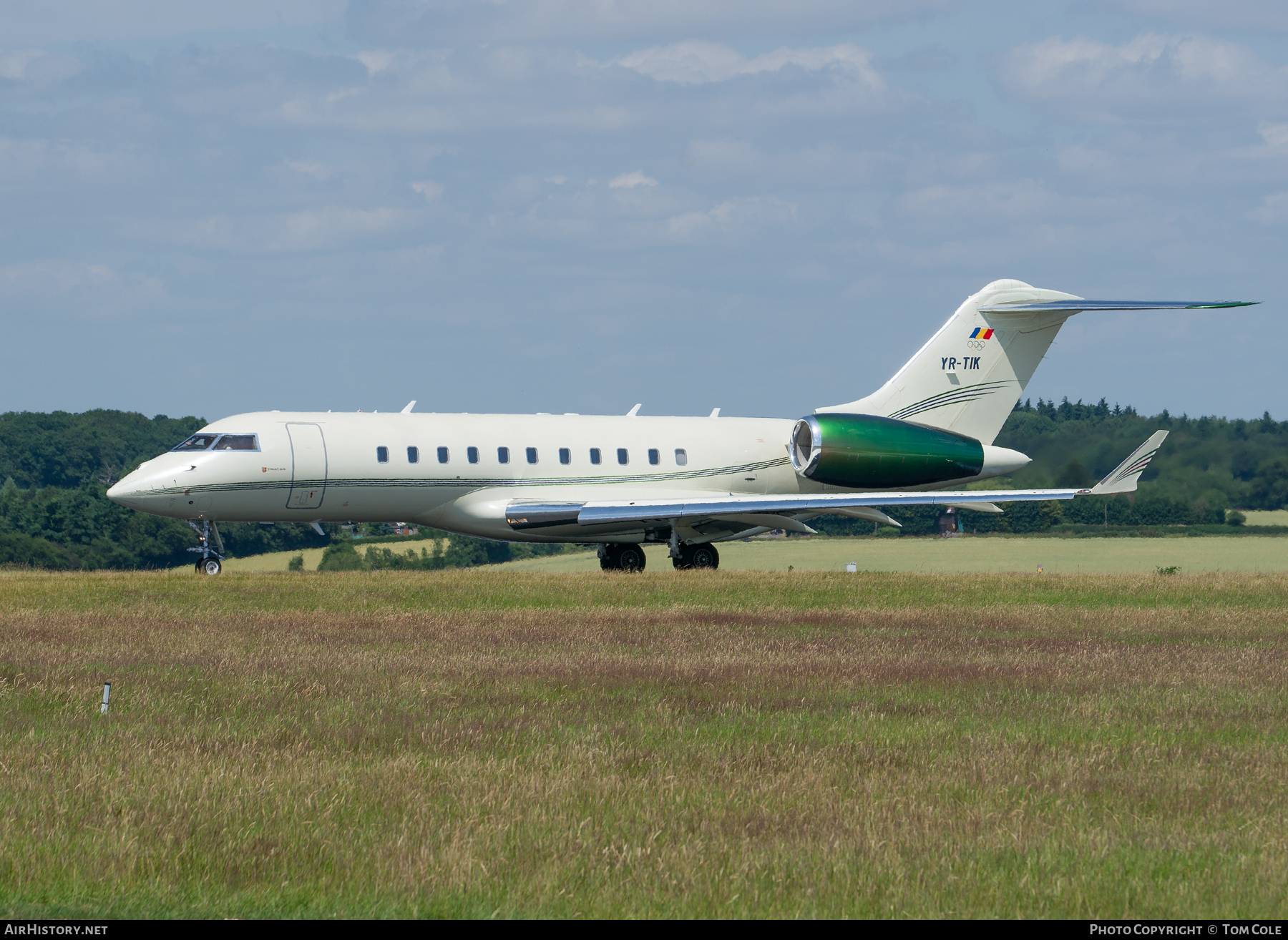 Aircraft Photo of YR-TIK | Bombardier Global 5000 (BD-700-1A11) | Țiriac Air | AirHistory.net #67196