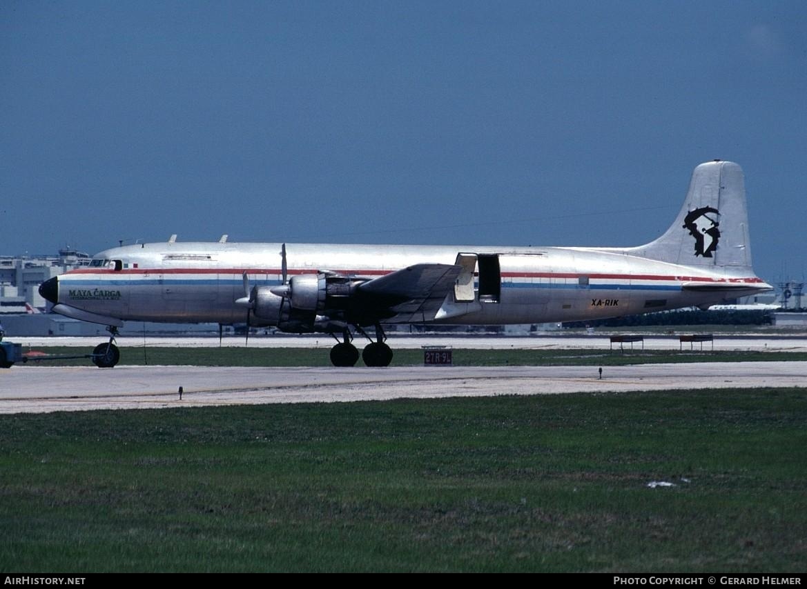 Aircraft Photo of XA-RIK | Douglas C-118A Liftmaster (DC-6A) | Maya Carga | AirHistory.net #67252