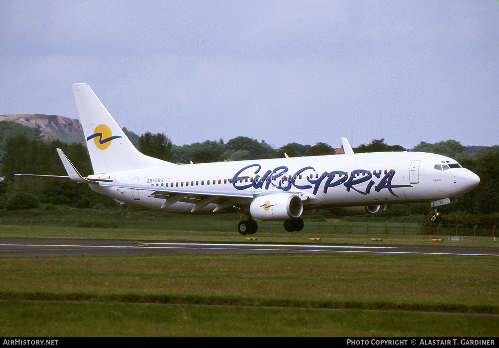 Aircraft Photo of 5B-DBX | Boeing 737-8Q8 | Eurocypria Airlines | AirHistory.net #67257