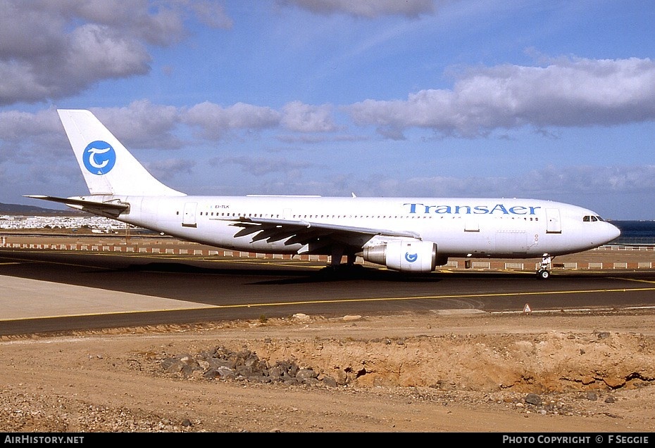 Aircraft Photo of EI-TLK | Airbus A300B4-203 | TransAer International Airlines | AirHistory.net #67258