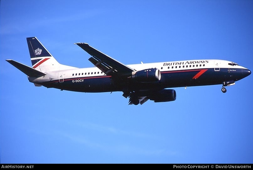 Aircraft Photo of G-DOCV | Boeing 737-436 | British Airways | AirHistory.net #67263