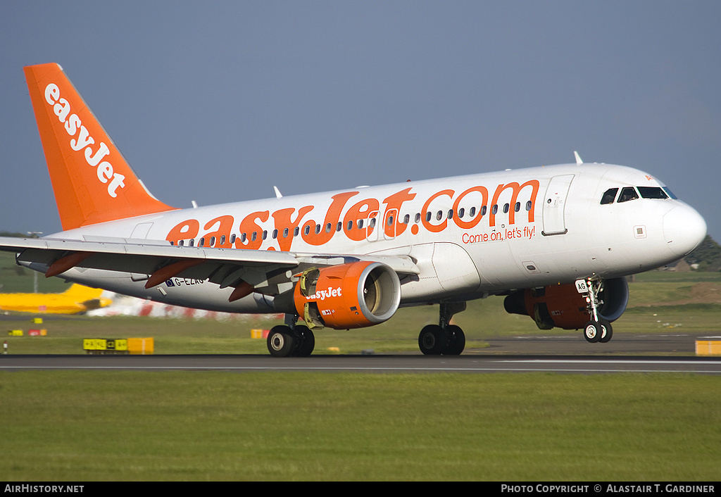 Aircraft Photo of G-EZAG | Airbus A319-111 | EasyJet | AirHistory.net #67268