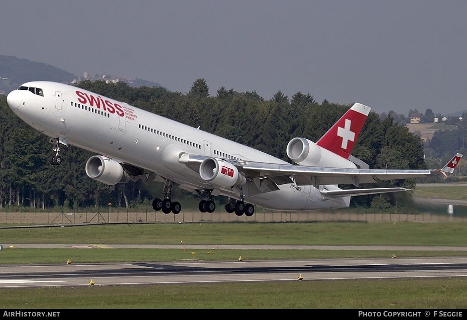Aircraft Photo of HB-IWE | McDonnell Douglas MD-11 | Swiss International Air Lines | AirHistory.net #67297