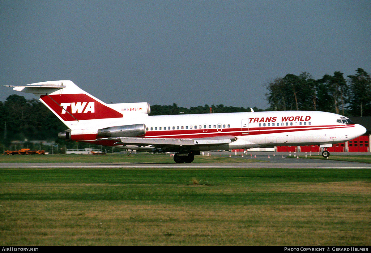 Aircraft Photo of N848TW | Boeing 727-31 | Trans World Airlines - TWA | AirHistory.net #67314