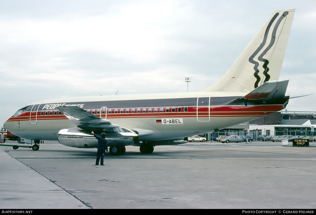 Aircraft Photo of D-ABEL | Boeing 737-130 | PeoplExpress | AirHistory.net #67324
