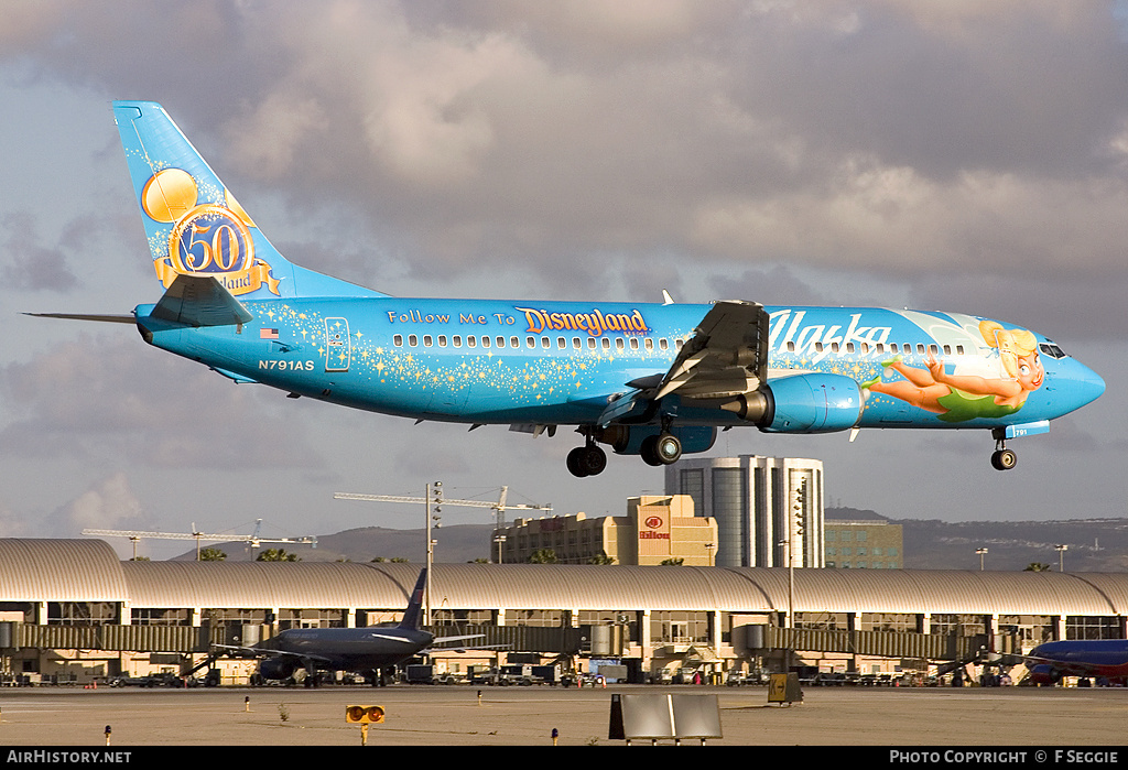 Aircraft Photo of N791AS | Boeing 737-490 | Alaska Airlines | AirHistory.net #67326