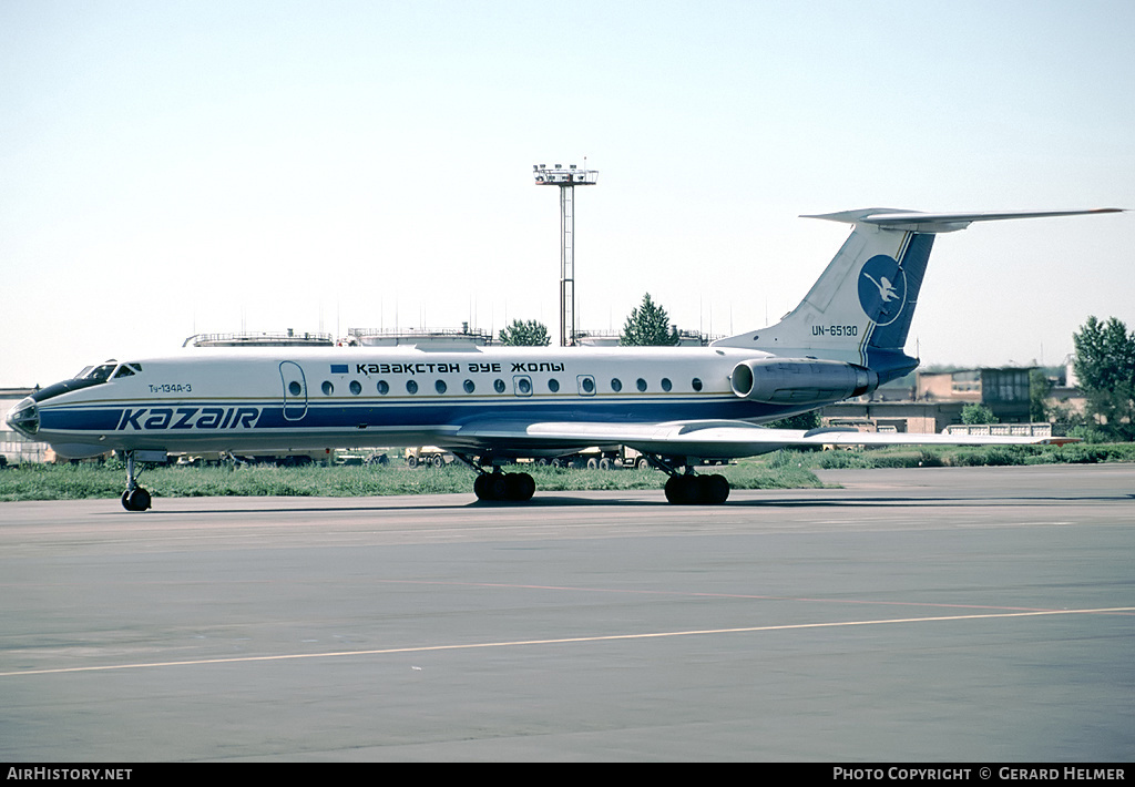 Aircraft Photo of UN-65130 | Tupolev Tu-134A-3 | Kazair | AirHistory.net #67339