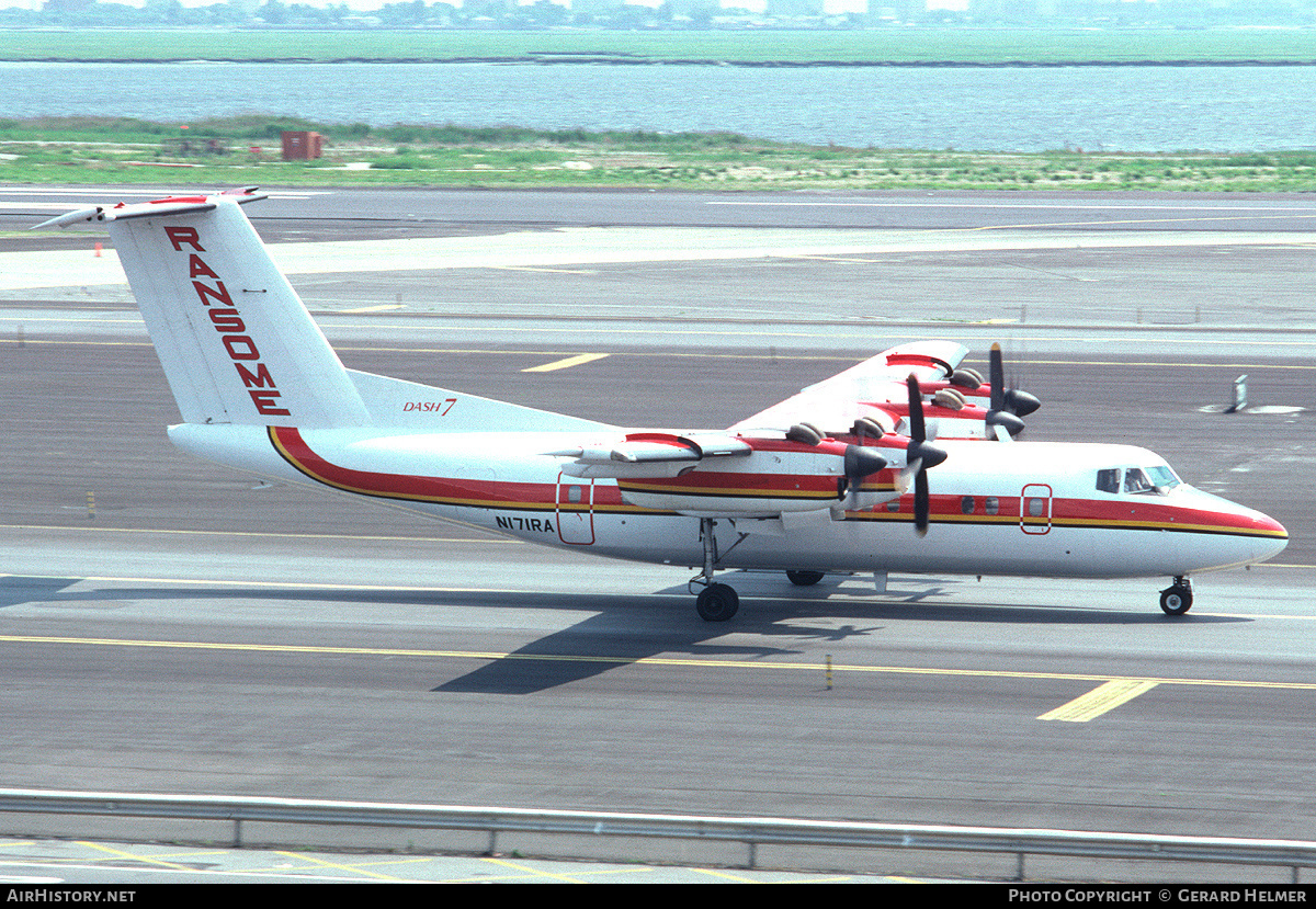 Aircraft Photo of N171RA | De Havilland Canada DHC-7-102 Dash 7 | Ransome Airlines | AirHistory.net #67340