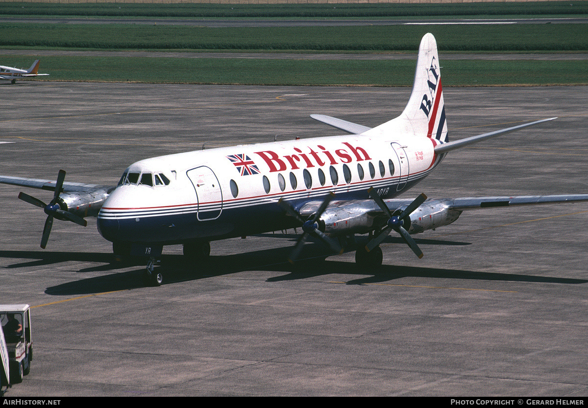 Aircraft Photo of G-AOYR | Vickers 806 Viscount | British Air Ferries - BAF | AirHistory.net #67351