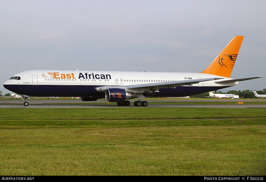 Aircraft Photo of 5Y-QQQ | Boeing 767-31A/ER | East African Safari Air | AirHistory.net #67359
