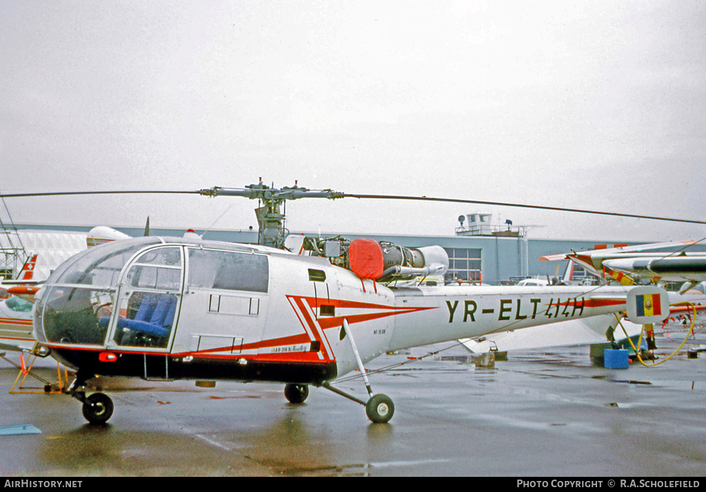 Aircraft Photo of YR-ELT | IAR IAR-316B Alouette III | AirHistory.net #67361