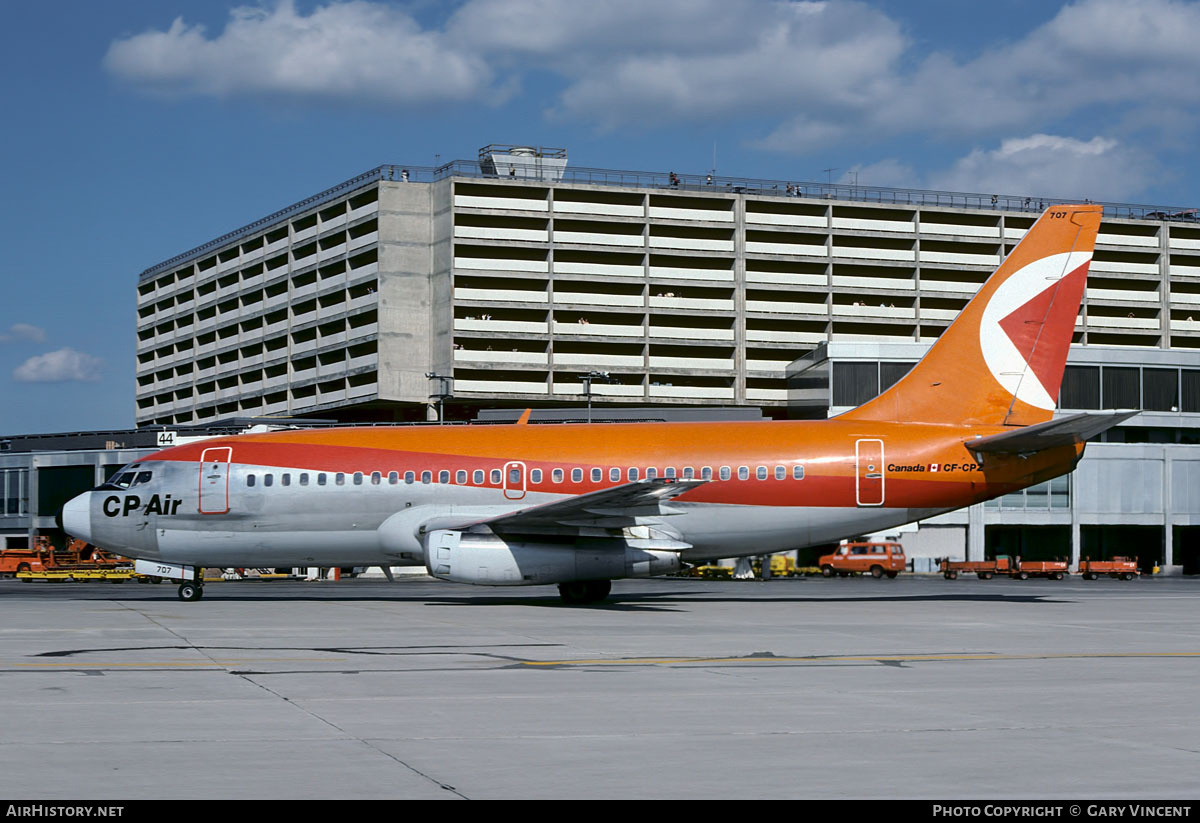 Aircraft Photo of CF-CPZ | Boeing 737-217 | CP Air | AirHistory.net #67363