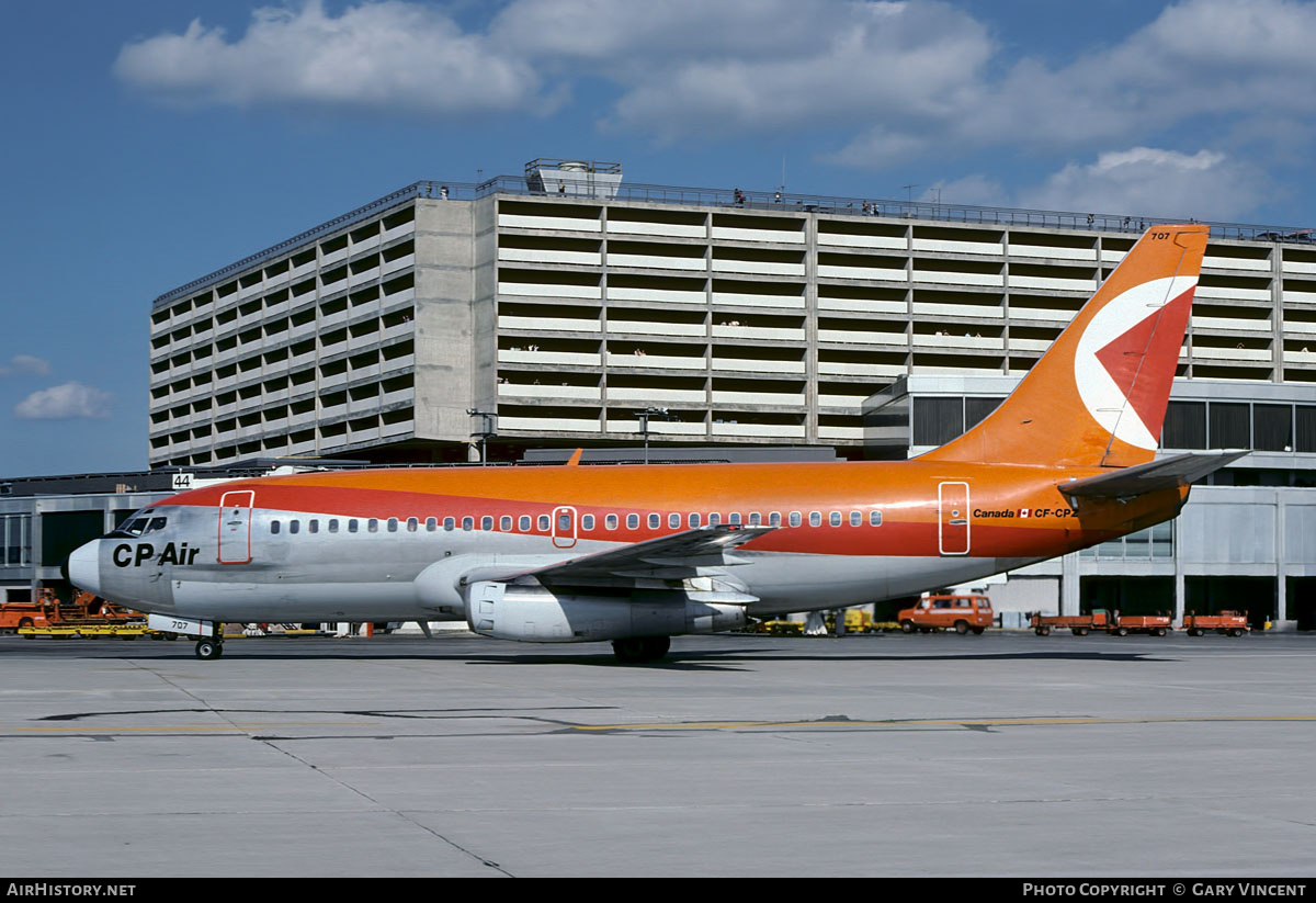 Aircraft Photo of CF-CPZ | Boeing 737-217 | CP Air | AirHistory.net #67363