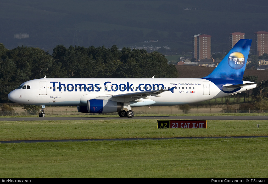 Aircraft Photo of G-FTDF | Airbus A320-231 | Thomas Cook Airlines | AirHistory.net #67372