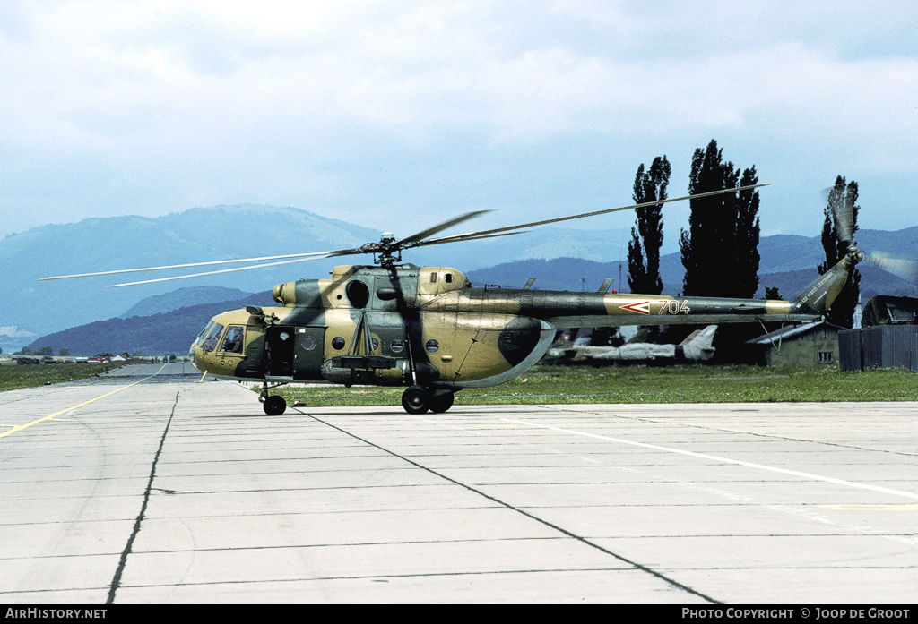 Aircraft Photo of 704 | Mil Mi-17 | Hungary - Air Force | AirHistory.net #67383