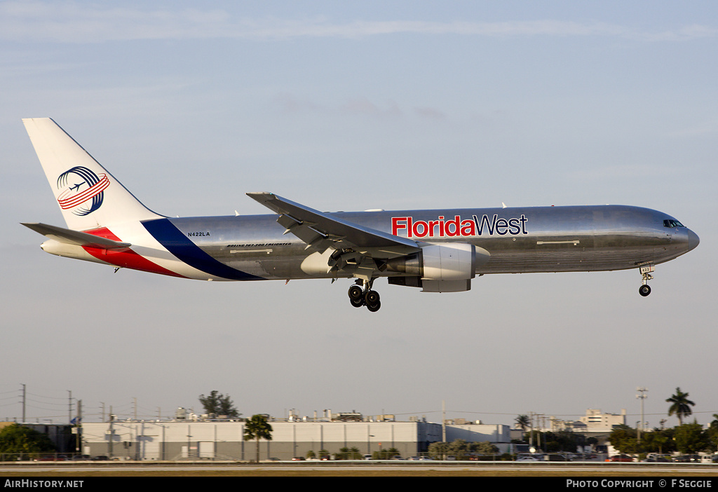 Aircraft Photo of N422LA | Boeing 767-346F/ER | Florida West International Airways | AirHistory.net #67395