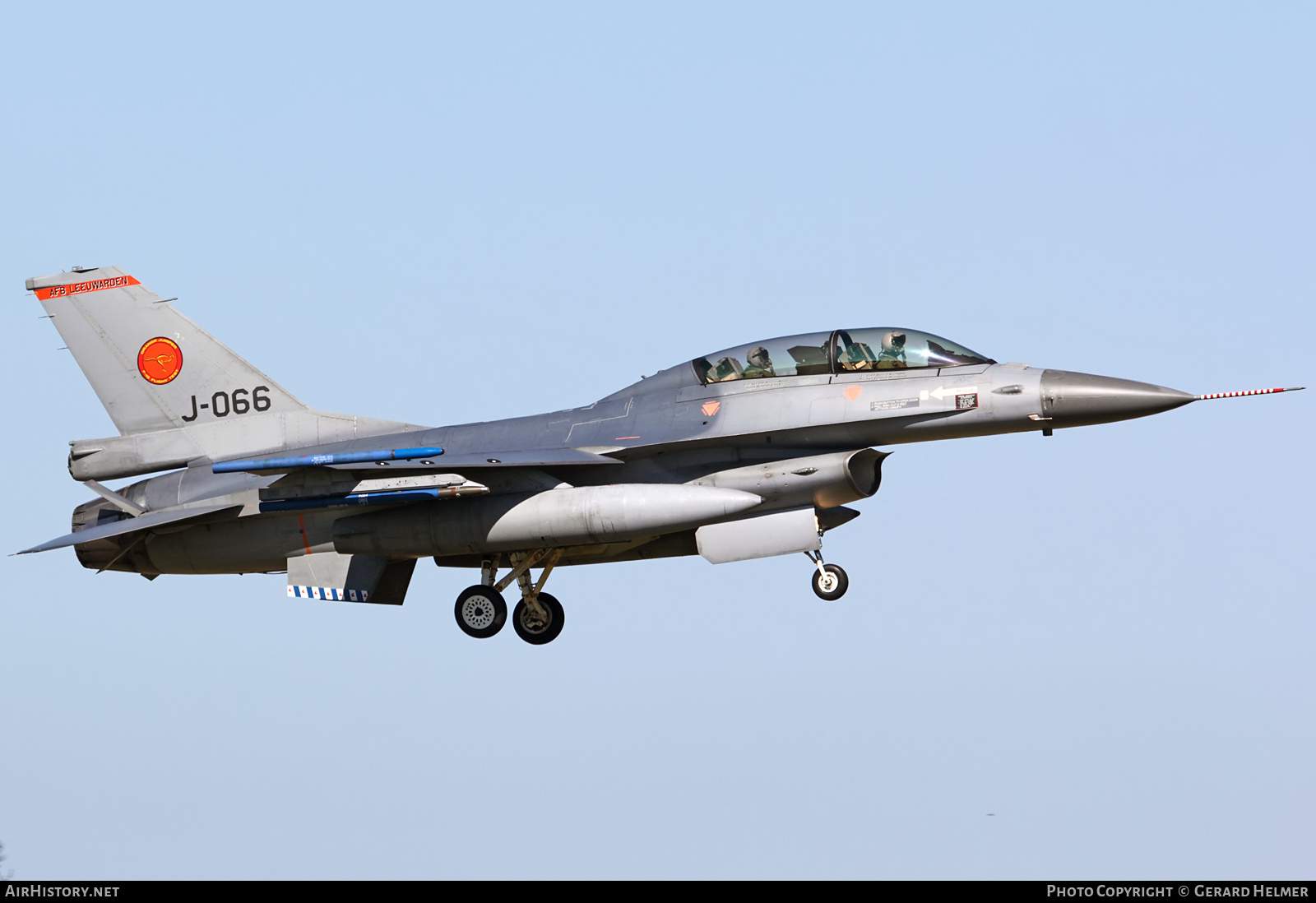Aircraft Photo of J-066 | General Dynamics F-16BM Fighting Falcon | Netherlands - Air Force | AirHistory.net #67396