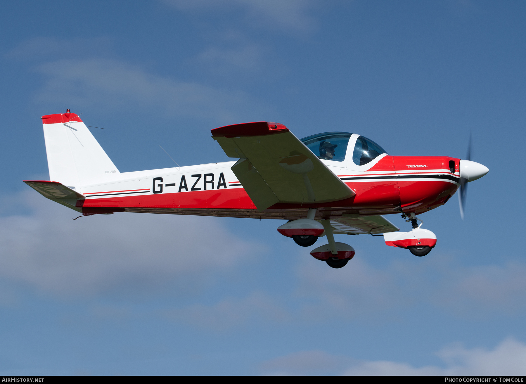 Aircraft Photo of G-AZRA | Bolkow BO-209 Monsun | AirHistory.net #67410