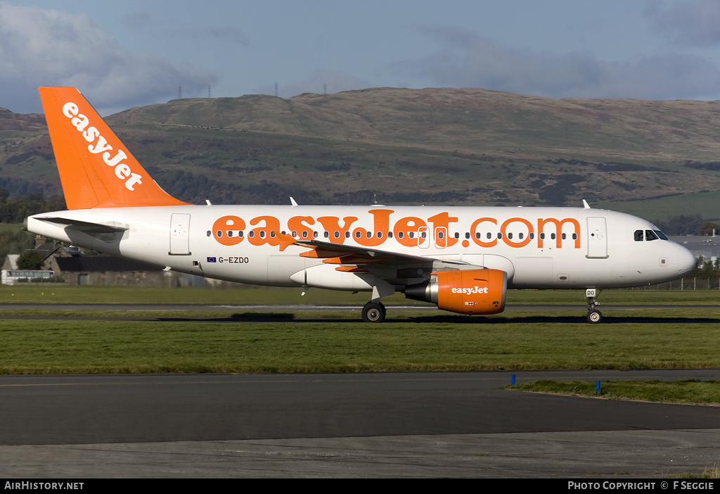 Aircraft Photo of G-EZDO | Airbus A319-111 | EasyJet | AirHistory.net #67416