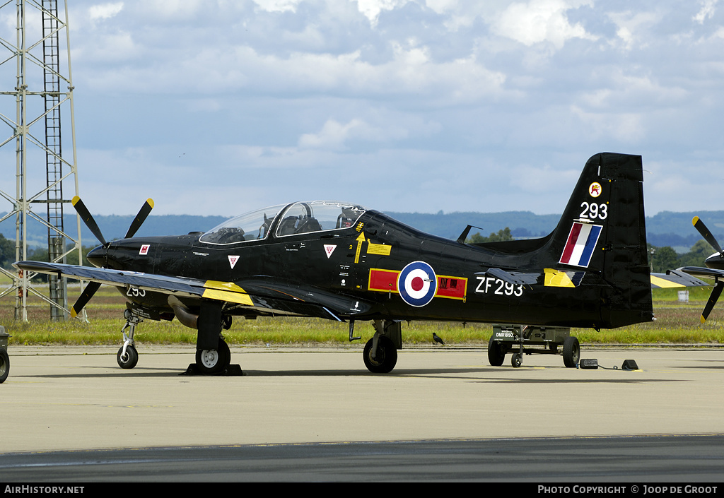 Aircraft Photo of ZF293 | Short S-312 Tucano T1 | UK - Air Force | AirHistory.net #67427